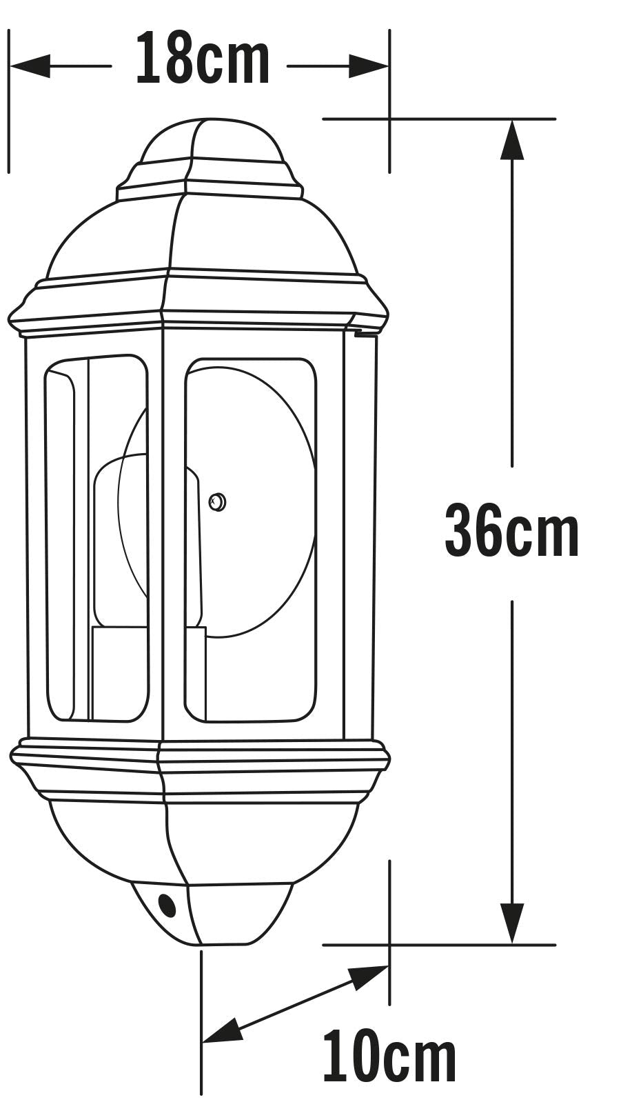 Konstsmide Cagliari Outdoor Wall Light – Matt White Aluminium & Glass