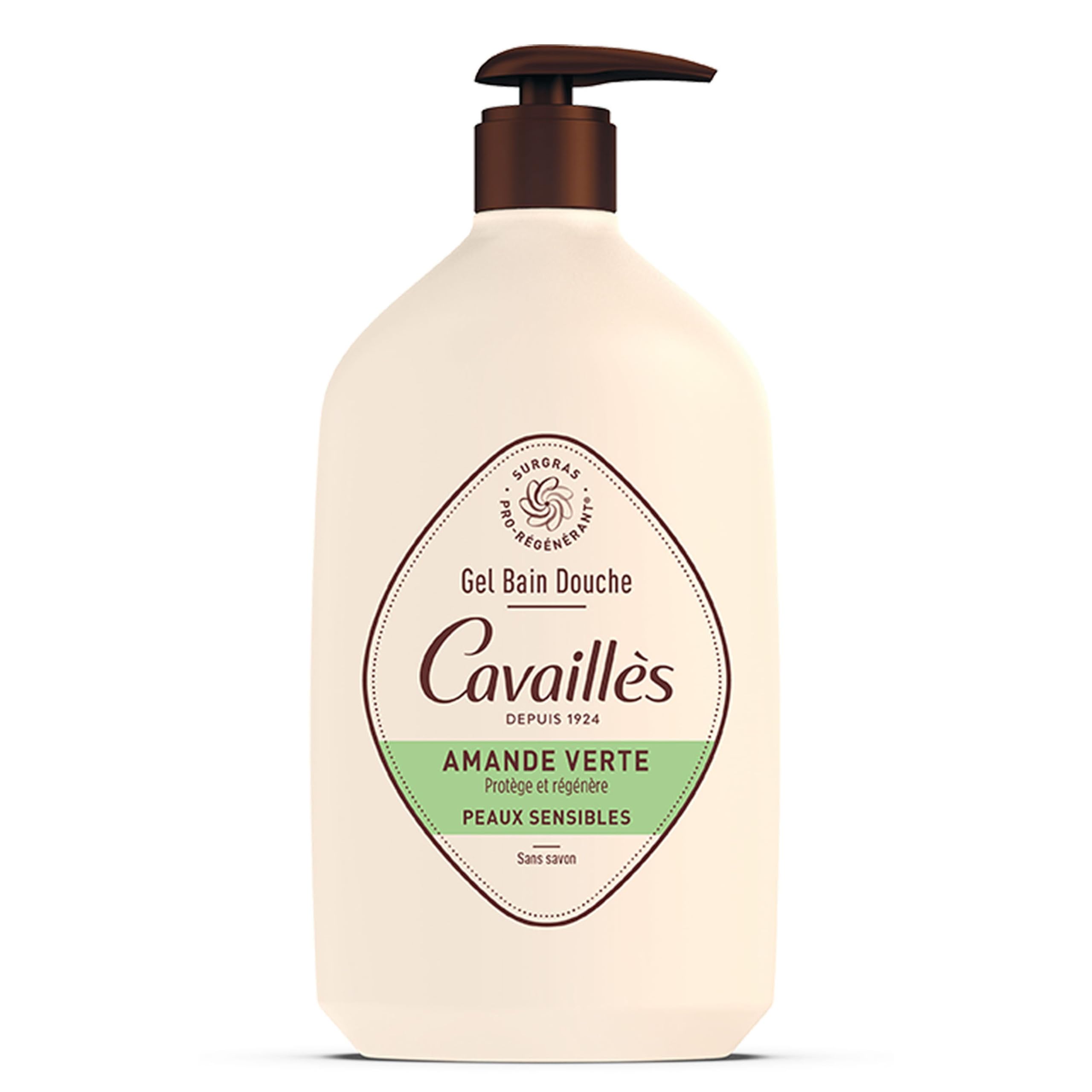 Rogé Cavaillès Sensitive Skin Bath and Shower Gel - Green Almond 1L