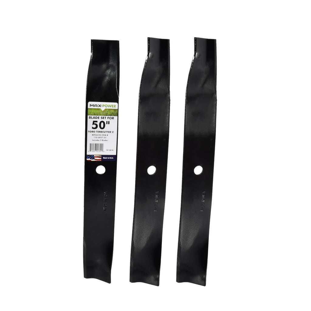 Maxpower High Lift Blade Set for 50-inch Toro TimeCutter Z Mowers