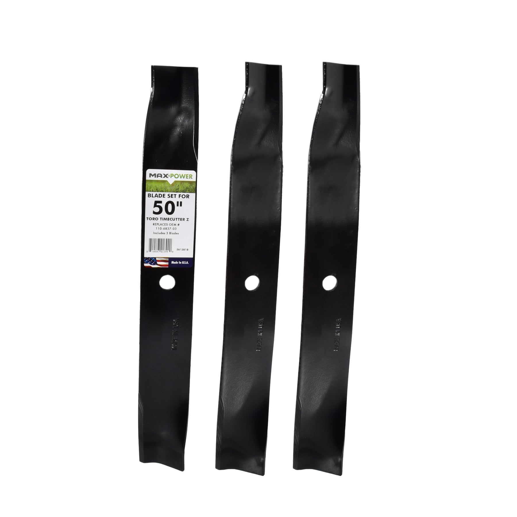 Maxpower High Lift Blade Set for 50-inch Toro TimeCutter Z Mowers