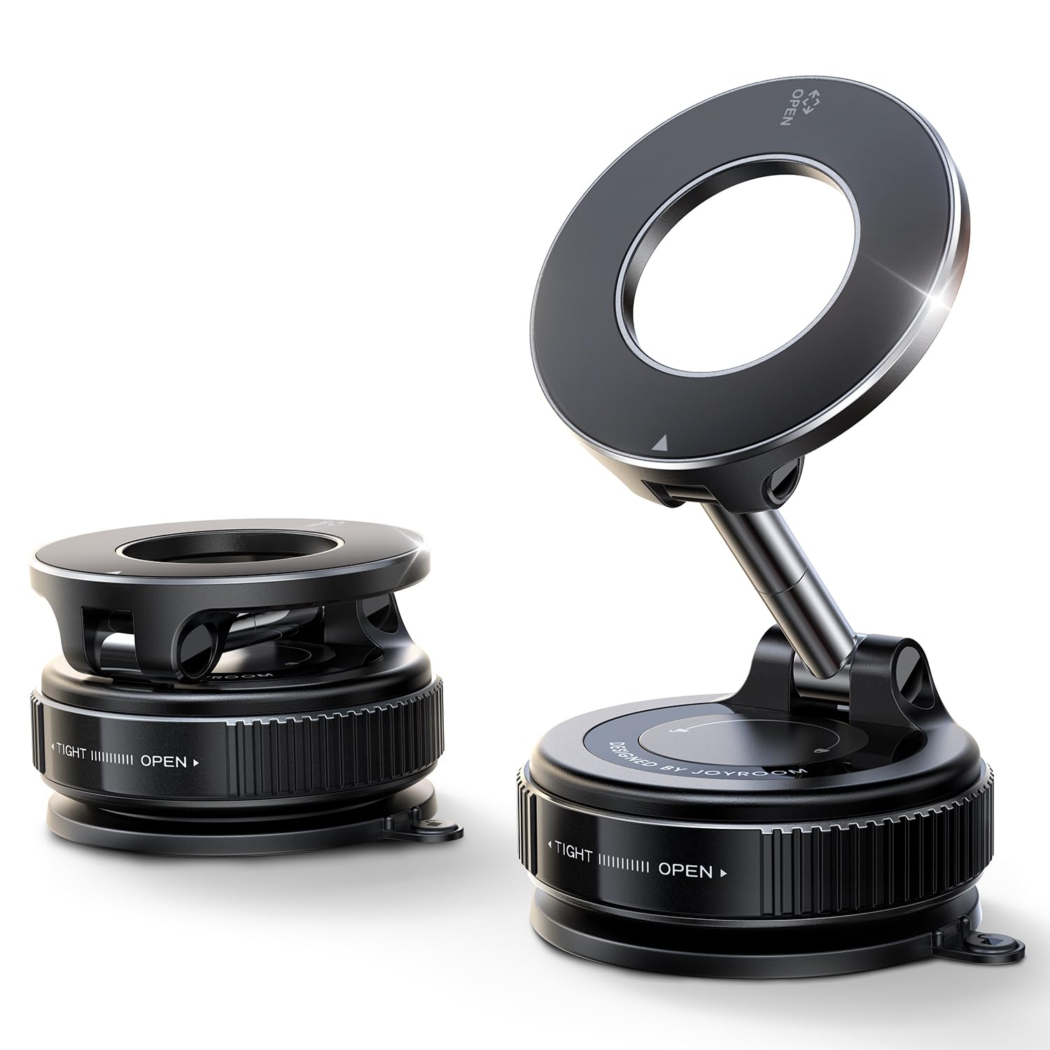 JOYROOM MagSafe Car Mount – 360° Metal Suction Cup Phone Holder for iPhone