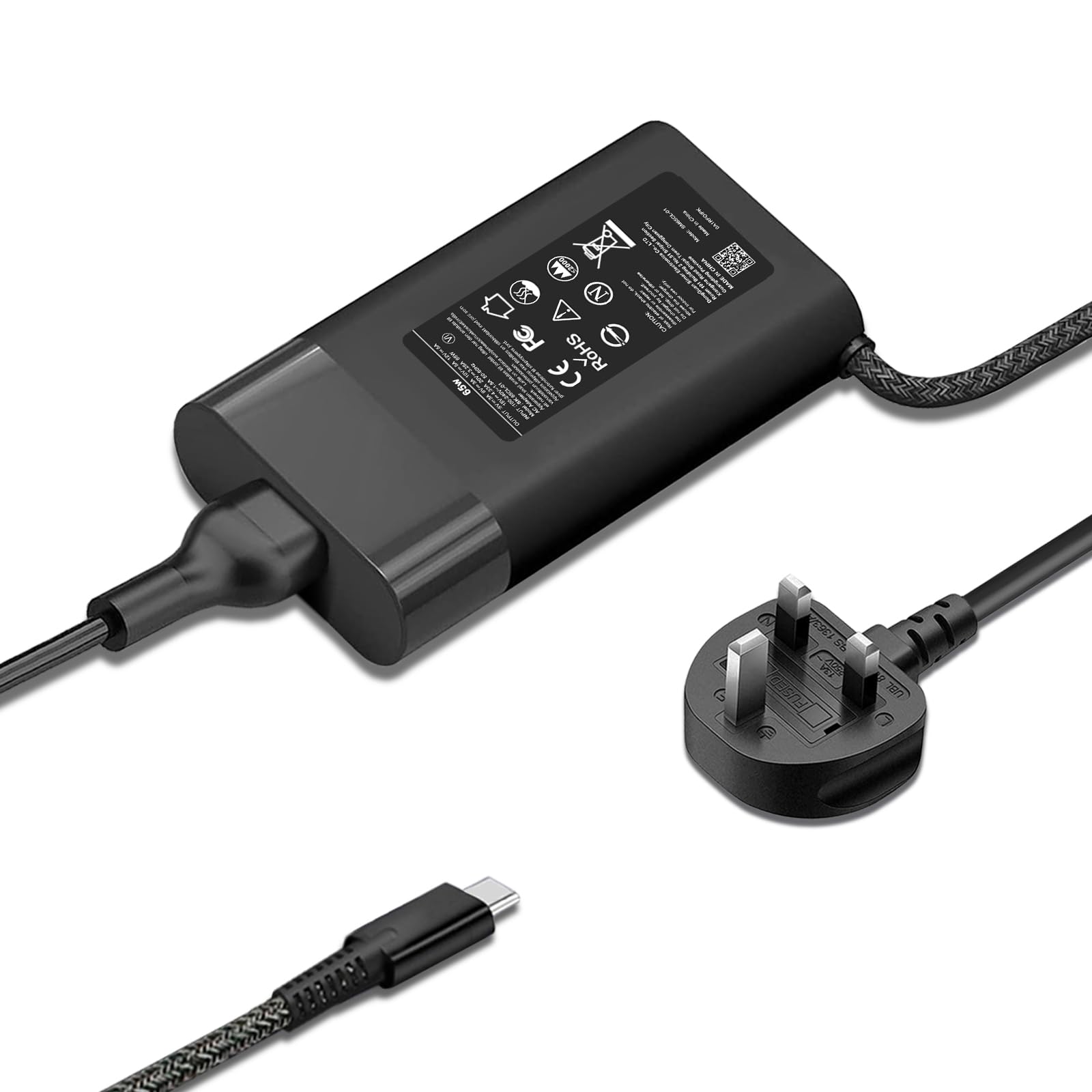 WOXNKLD 65W USB C Slim Laptop Charger for HP Envy & Spectre X360