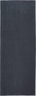 Manduka Equa Yoga Towel Mat – Microfiber Non-Slip Mat in Thunder