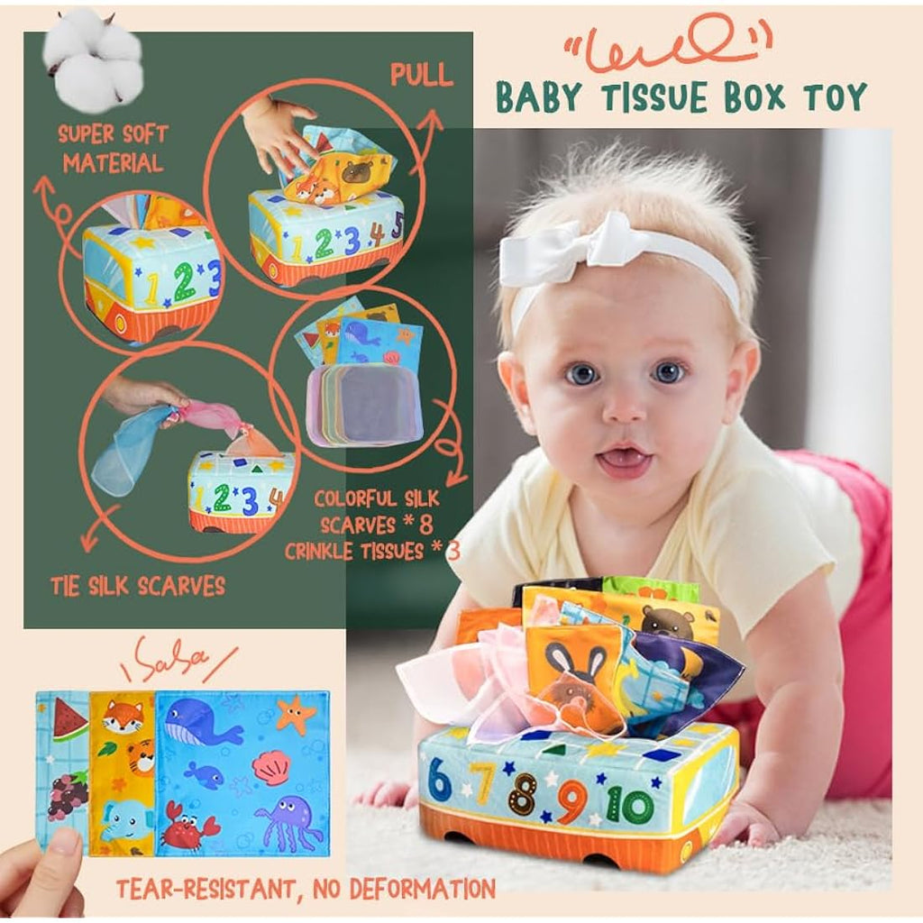 MutoToy 6-in-1 Montessori Baby Sensory Toy Set – 42PC Educational Kit