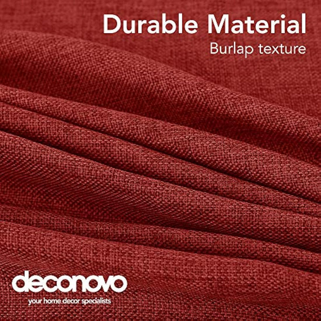 Deconovo Faux Linen Tablecloth | Water Resistant Rectangle - 55x98in
