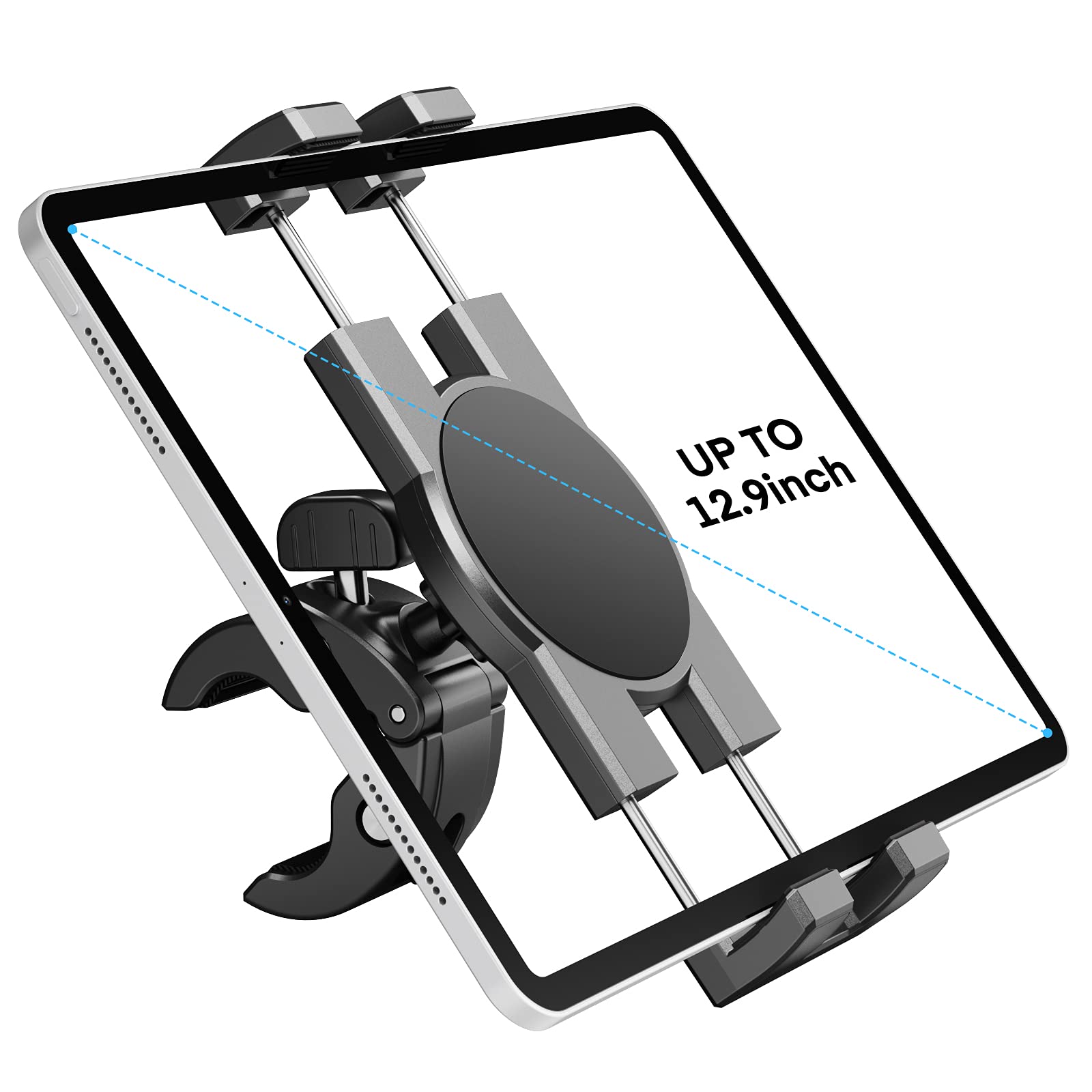 Spin Bike Tablet Holder – Universal Handlebar Mount for iPad
