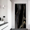 Black Marble Shower Curtain – Luxury Waterproof Polyester