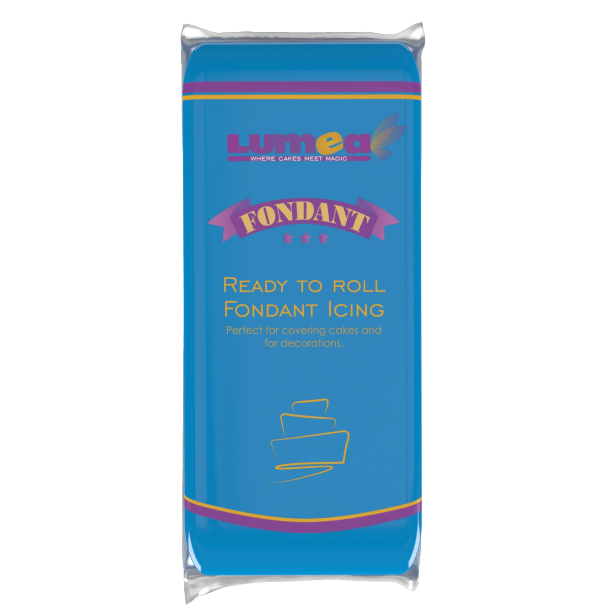 Dekozauber24 Blue Fondant Icing 1kg – Gluten Free Ready to Roll