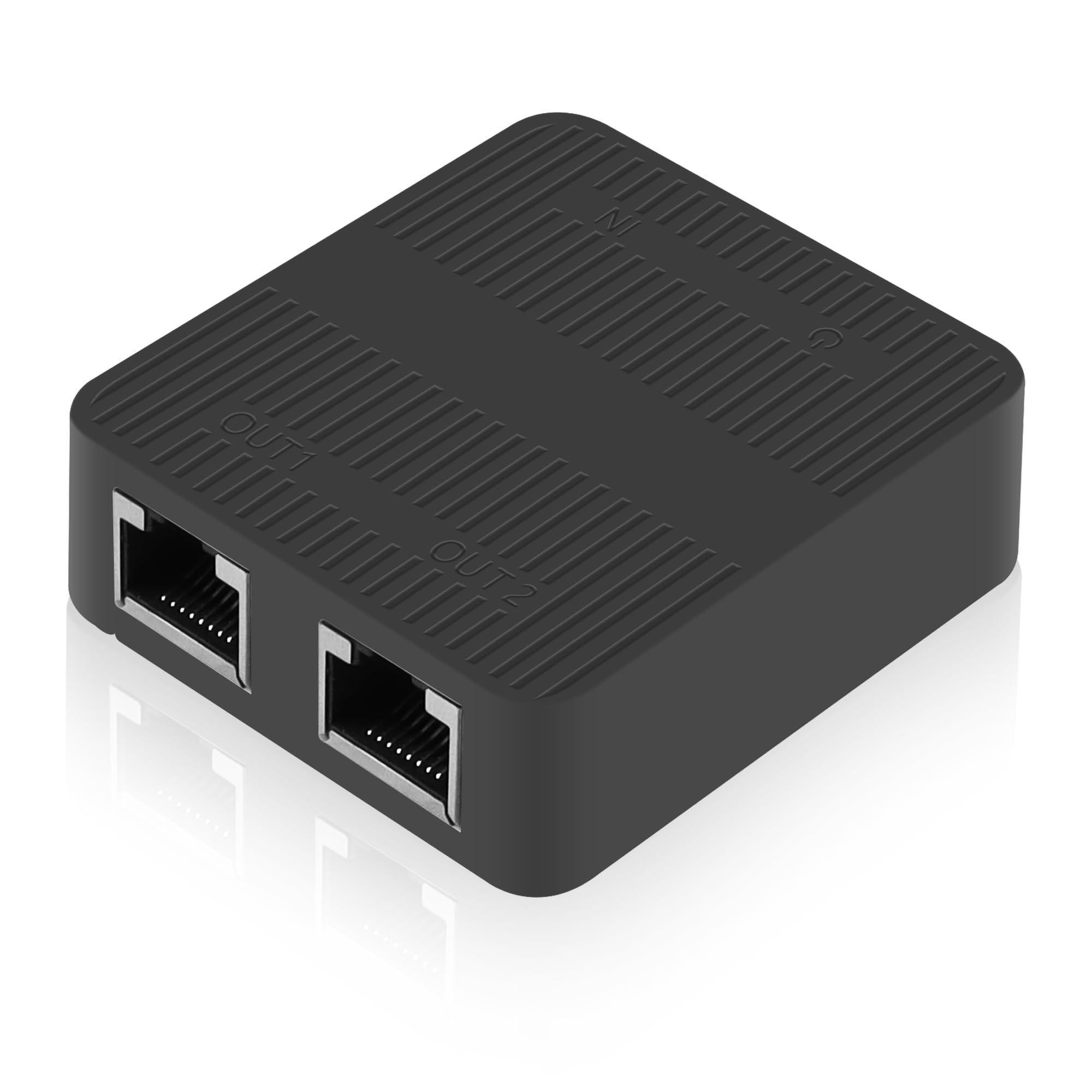 CERRXIANR RJ45 Ethernet Splitter 1 to 2 | Gigabit Network Adapter