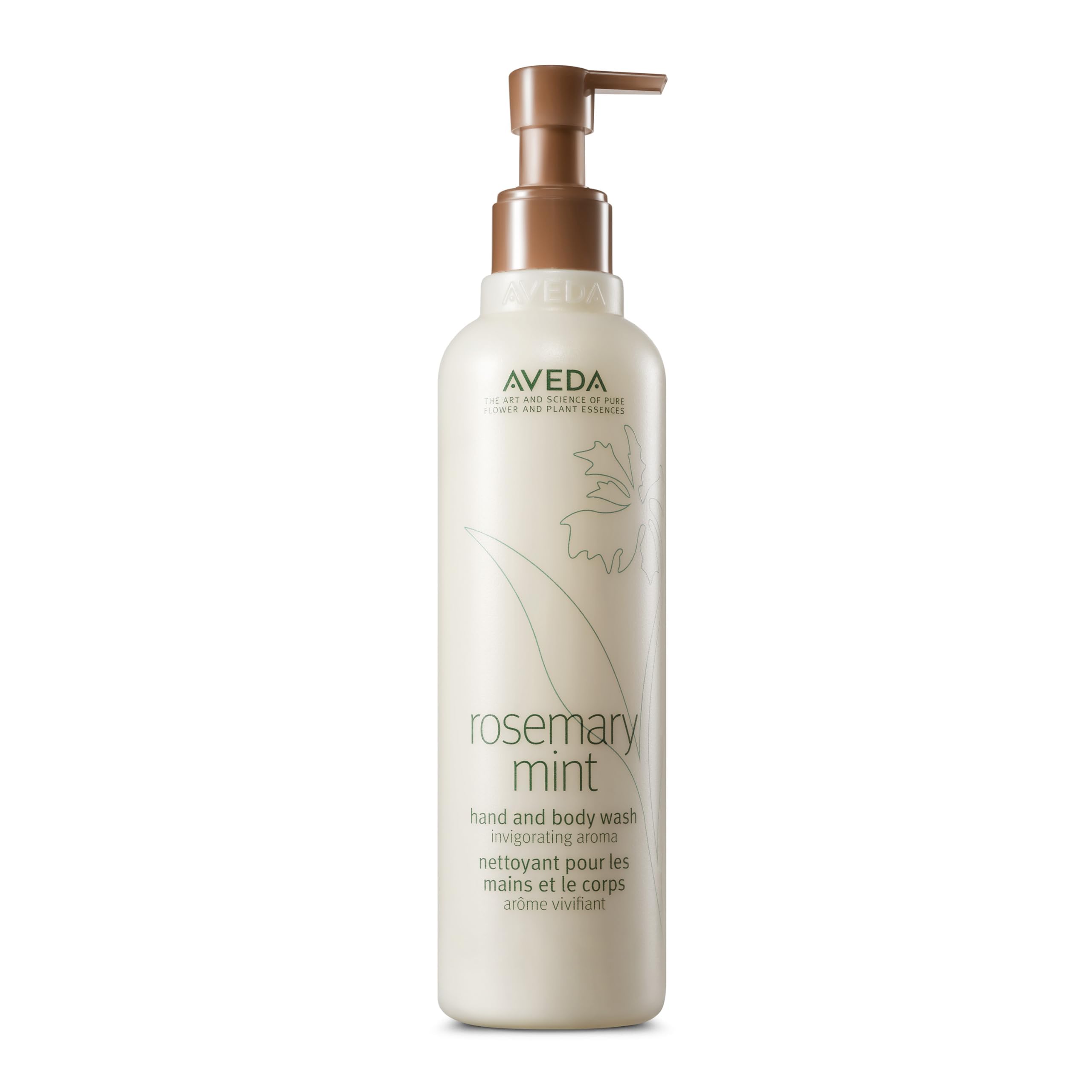 Aveda Rosemary Mint Hand & Body Wash – Invigorating Vegan Cleanser, 250ml