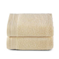 Top Towel Premium 2-Piece Hand Towel Set | 100% Combed Cotton | Natural