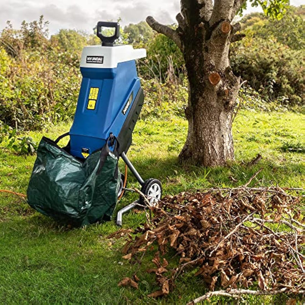 Hyundai Electric Garden Shredder – 2400W Wood Chipper with 10m Cable