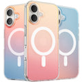 ORNARTO iPhone 16 MagSafe Case | Shockproof Rainbow Magnetic Cover – Sunset