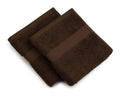 Gözze New York Hand Towels – Set of 2 Soft 100% Cotton – Mocha