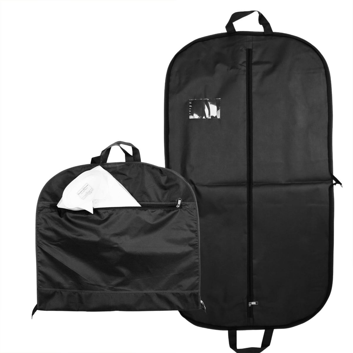 Hoesh UK - Black 44" Waterproof Mens Suit Garment Protection Carrier - clothes bags, suit bag for men, travel garment bags, suit covers - image 1