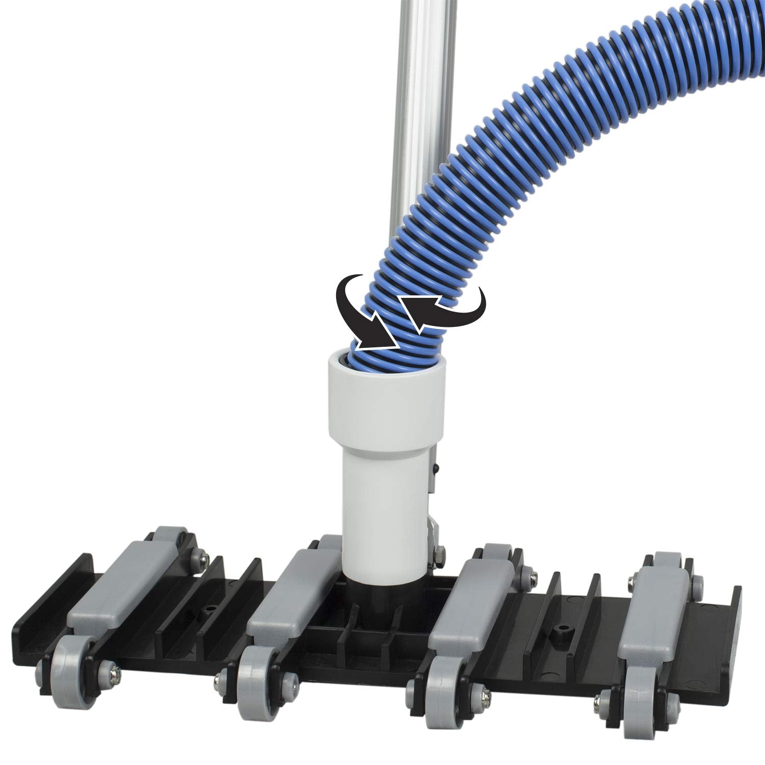 Poolmaster Heavy Duty In-Ground Pool Vacuum Hose with Swivel Cuff, 1.5" x 45'