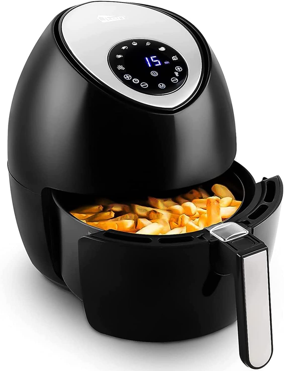 Uten 4.5L Digital Air Fryer Oven – Stainless Steel Oil Free Cooker