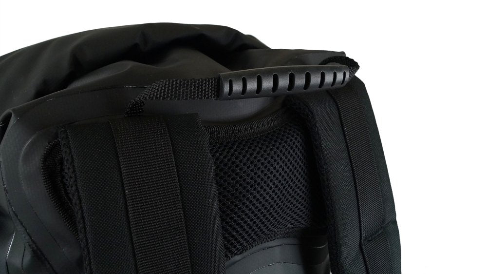 Lomo 30L Waterproof Dry Bag Rucksack – Black Roll Top PVC Daysack