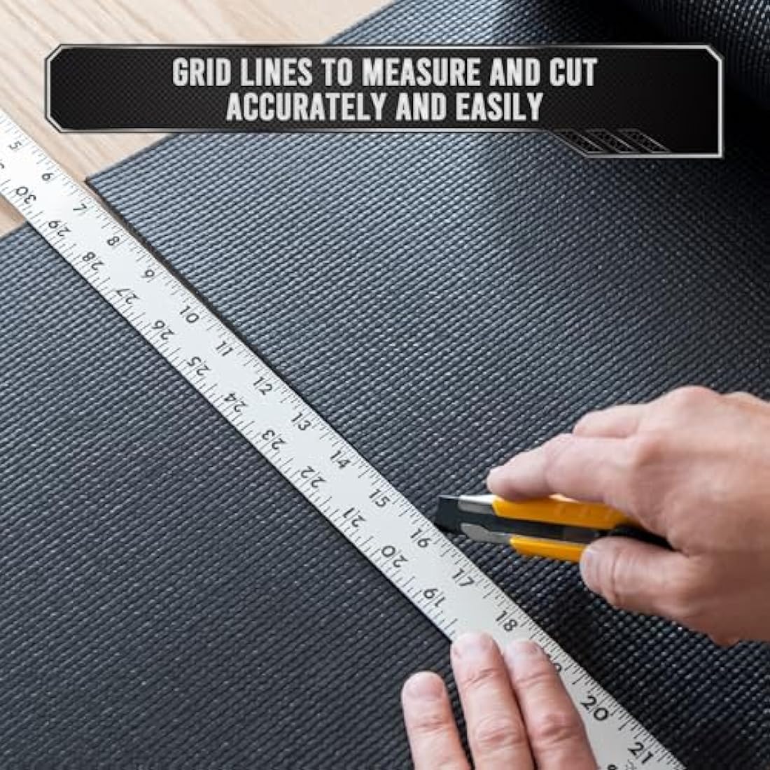 Precision Defined Tool Box Liner – Non-Slip Foam Drawer Mat, Black, 3m