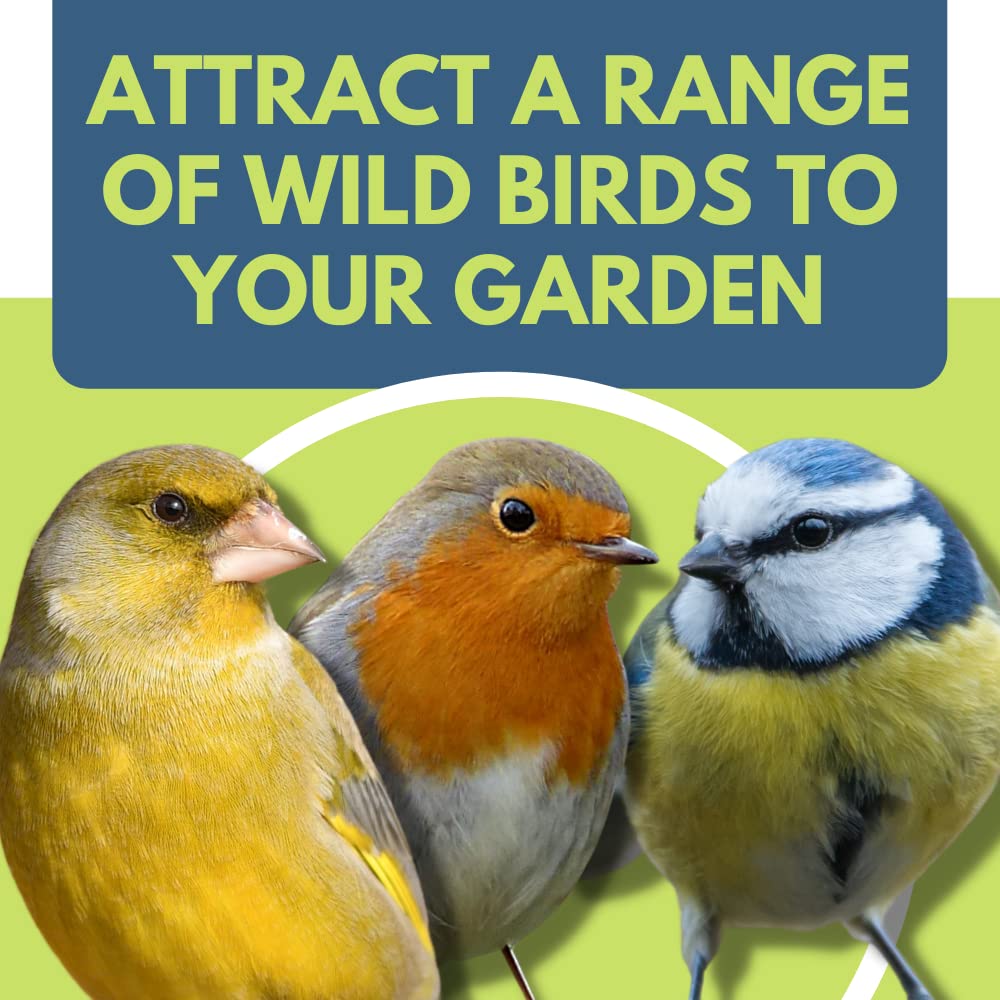 Pet Performance Garden Feast Wild Bird Seed Mix 20kg | Suet & Mealworms
