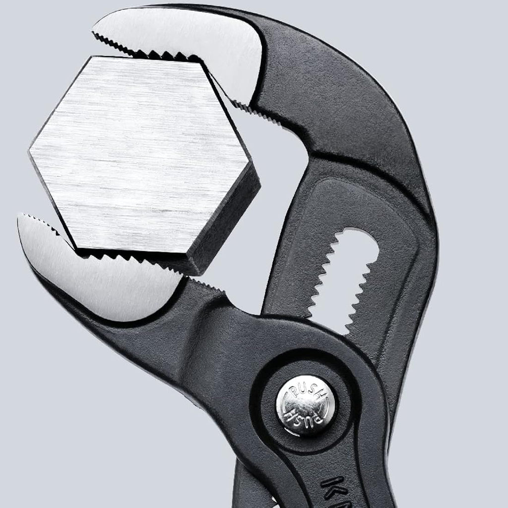 KNIPEX Cobra Water Pump Pliers Set | 5-Piece Tool Set with Roll-Up Bag