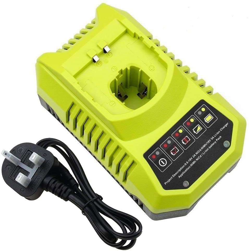 Bonadget P117 Battery Charger for Ryobi One Plus 12V-18V Li-ion Ni-MH