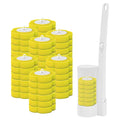 Foreverup Disposable Toilet Brush Set with 42 Refills – Wall Mounted System