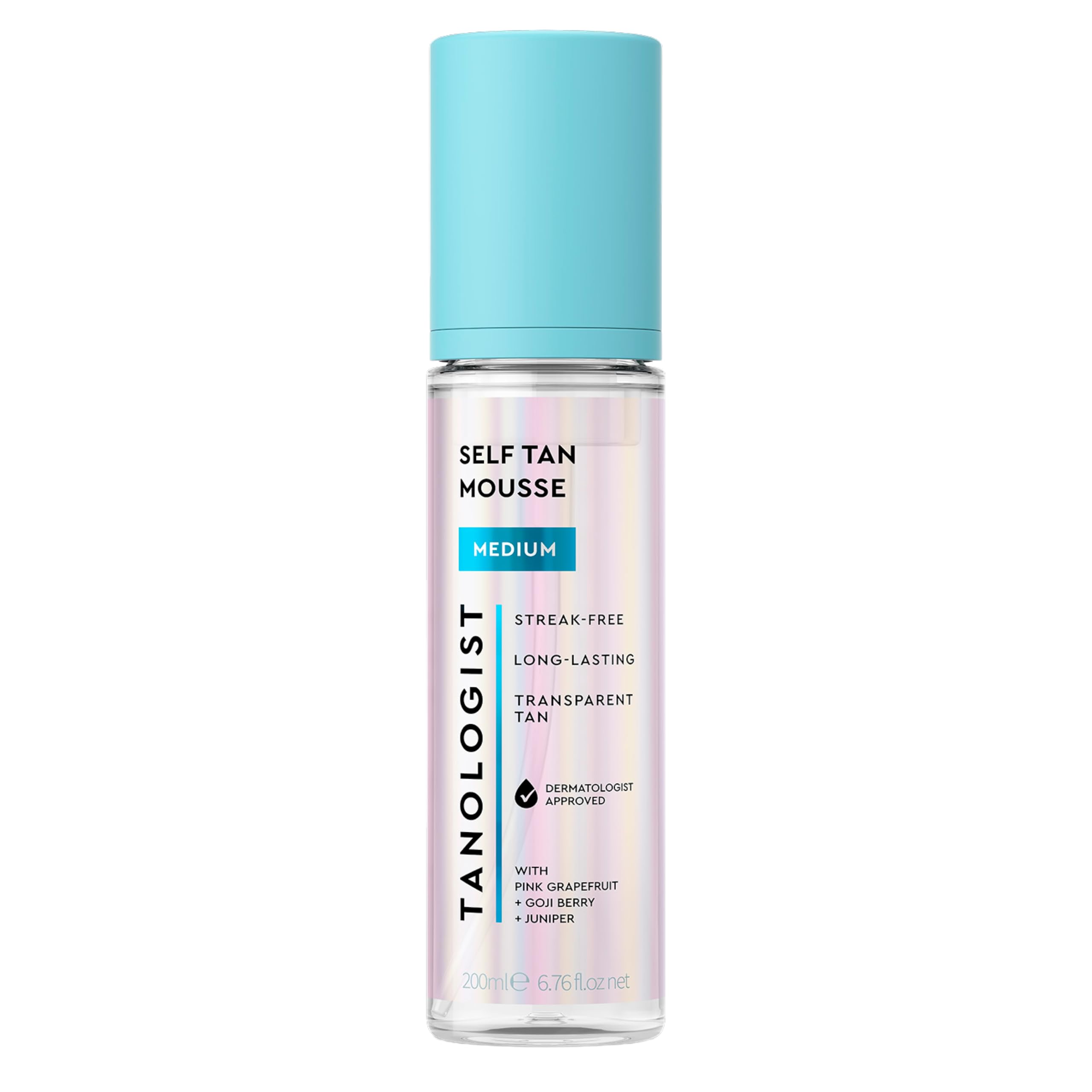 Tanologist Self Tan Mousse – Medium Clear Express Tanning Foam (200ml)