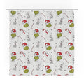 The Grinch Holiday Christmas Microfiber Shower Curtain | 72x72 | Dr. Seuss