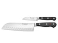 Wüsthof Classic 2-Piece Asian Knife Set – Black Kitchen Cutlery Set