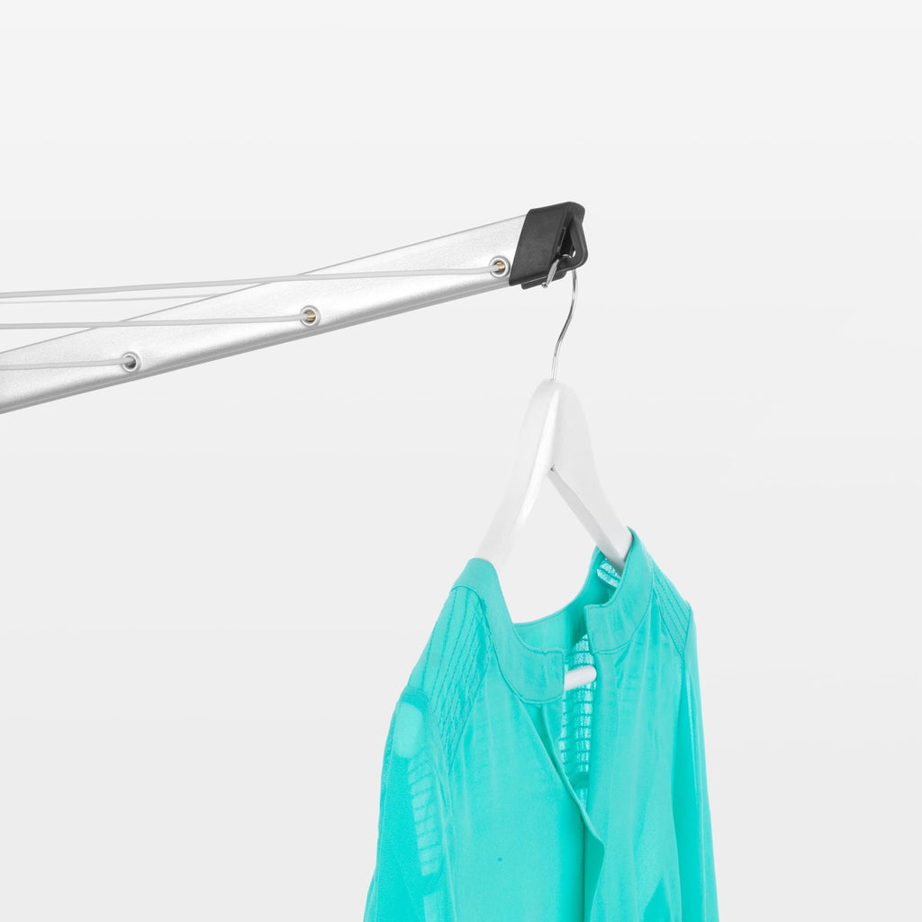 Brabantia Topspinner Rotary Dryer – 40m UV-Resistant Line with Ground Spike