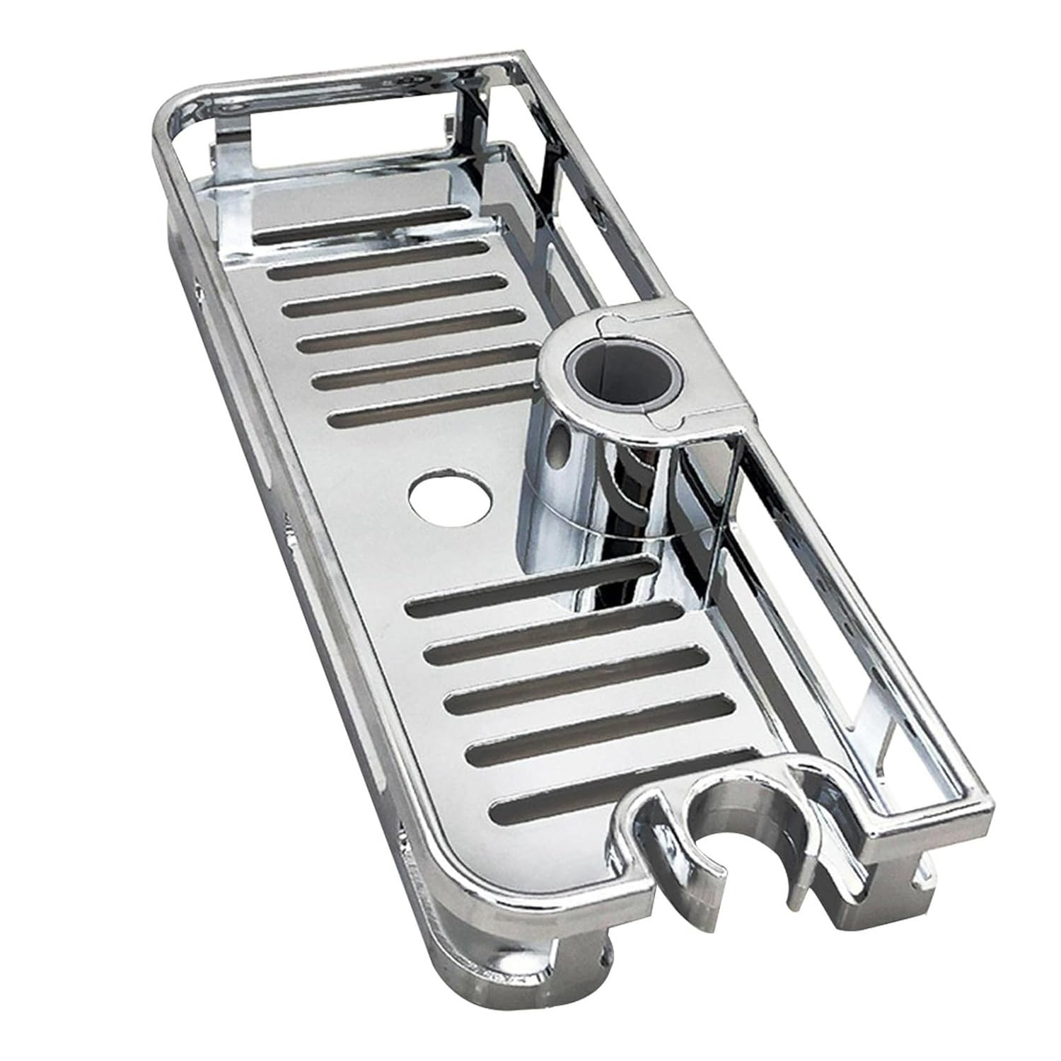No-Drill Shower Caddy – Adjustable ABS Bathroom Shelf