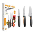 Fiskars 3-Piece Kitchen Knife Set | Japanese Stainless Steel Cutlery