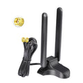 Eightwood WiFi 6E Tri-Band Omnidirectional Antenna with Magnetic Base
