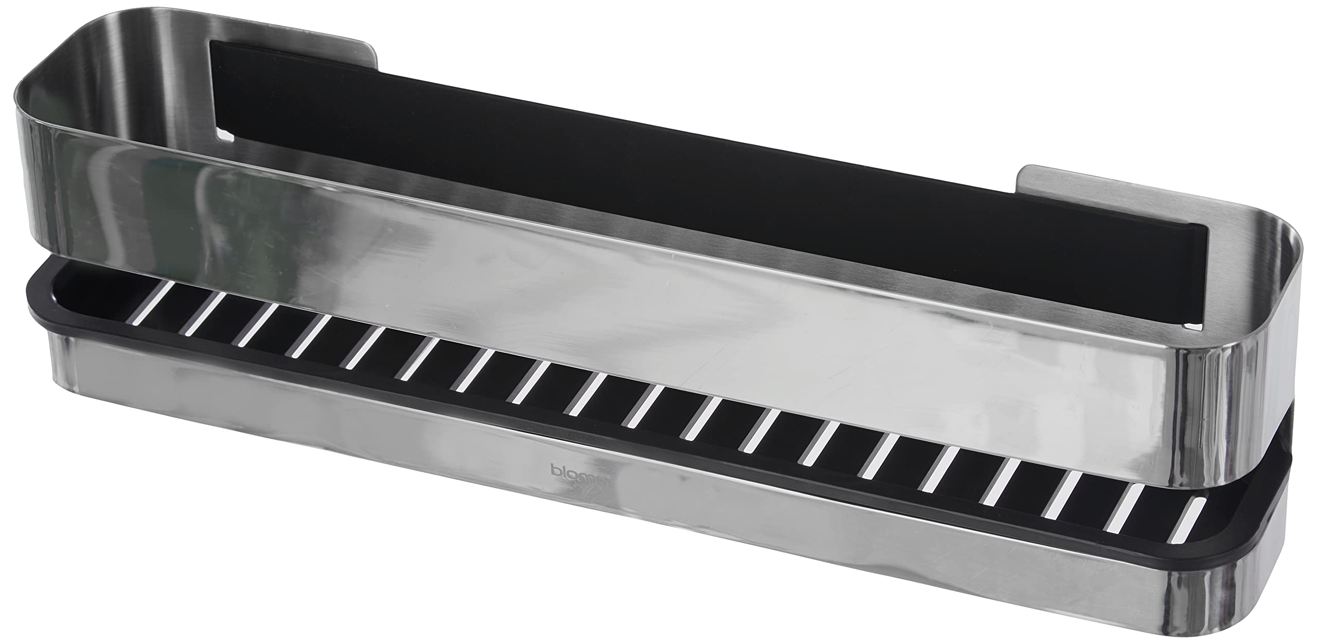 Blomus Shower Caddy – Polished Stainless Steel No-Drill Basket