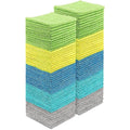 HOMEXCEL Microfibre Cleaning Cloths 100 Pack | Lint-Free 30x30cm Towels