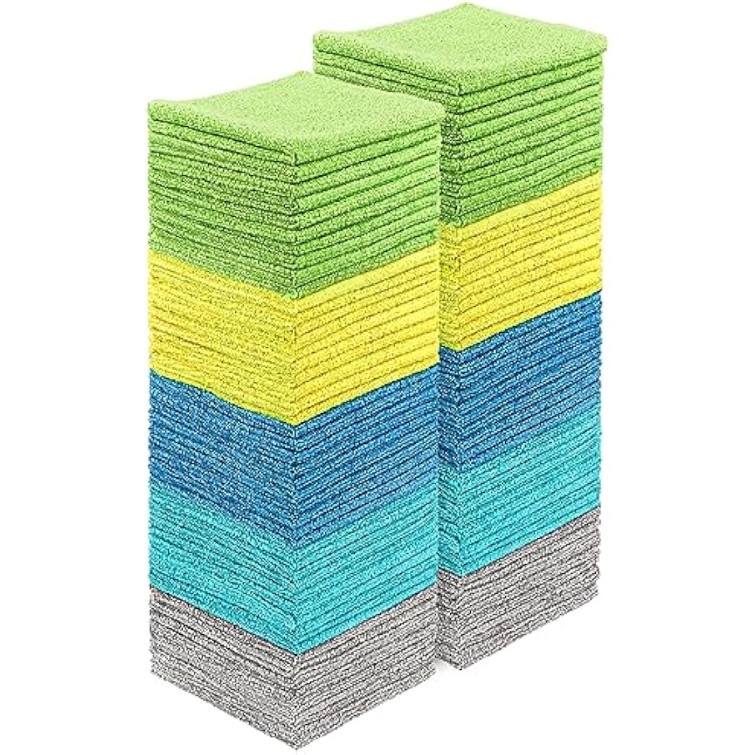 HOMEXCEL Microfibre Cleaning Cloths 100 Pack | Lint-Free 30x30cm Towels