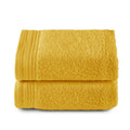 Jolof Store Premium Cotton Hand Towels – 2 Pack, 600 GSM, Lemon