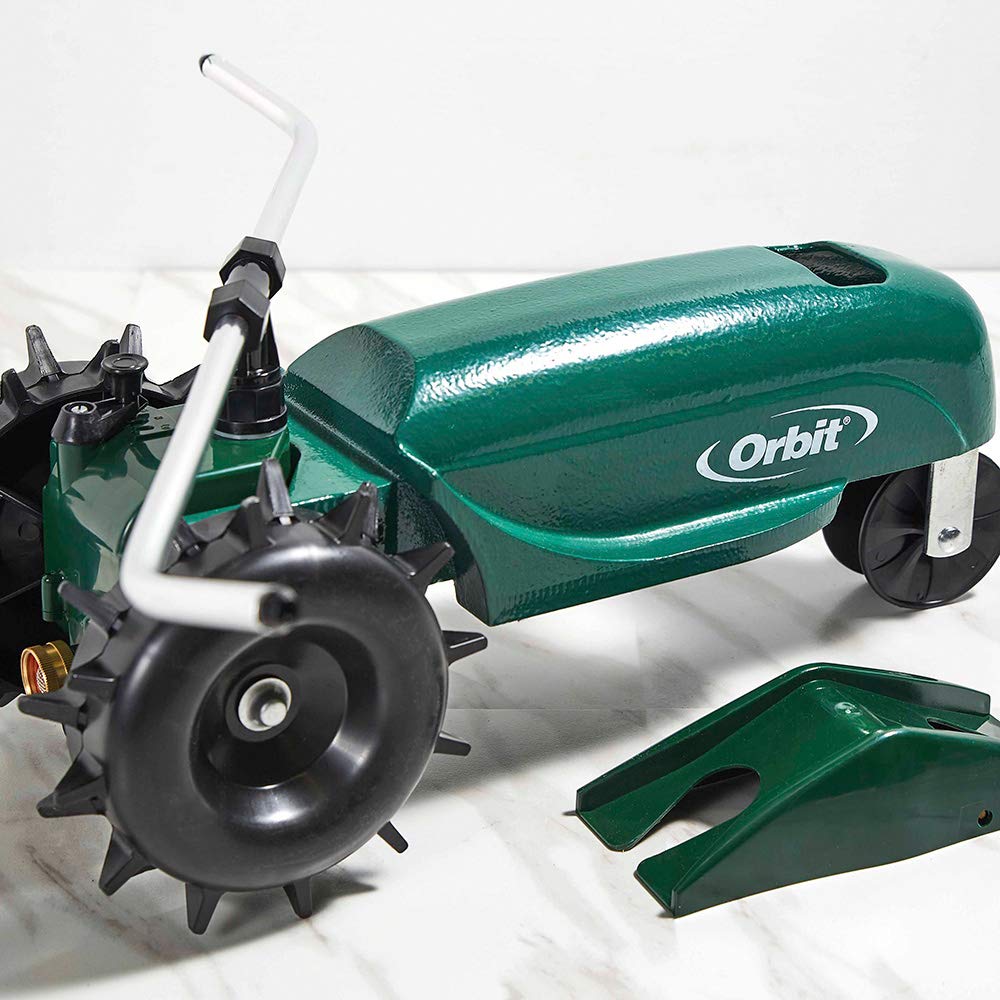 Orbit 58322 Traveling Sprinkler – Automatic Lawn Irrigation, Green