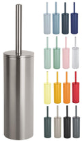 Spirella Nyo Toilet Brush | Brushed Stainless Steel - Silver Finish