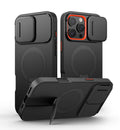 SURITCH iPhone 16 Pro Max Magnetic Case with Camera Cover & Kickstand