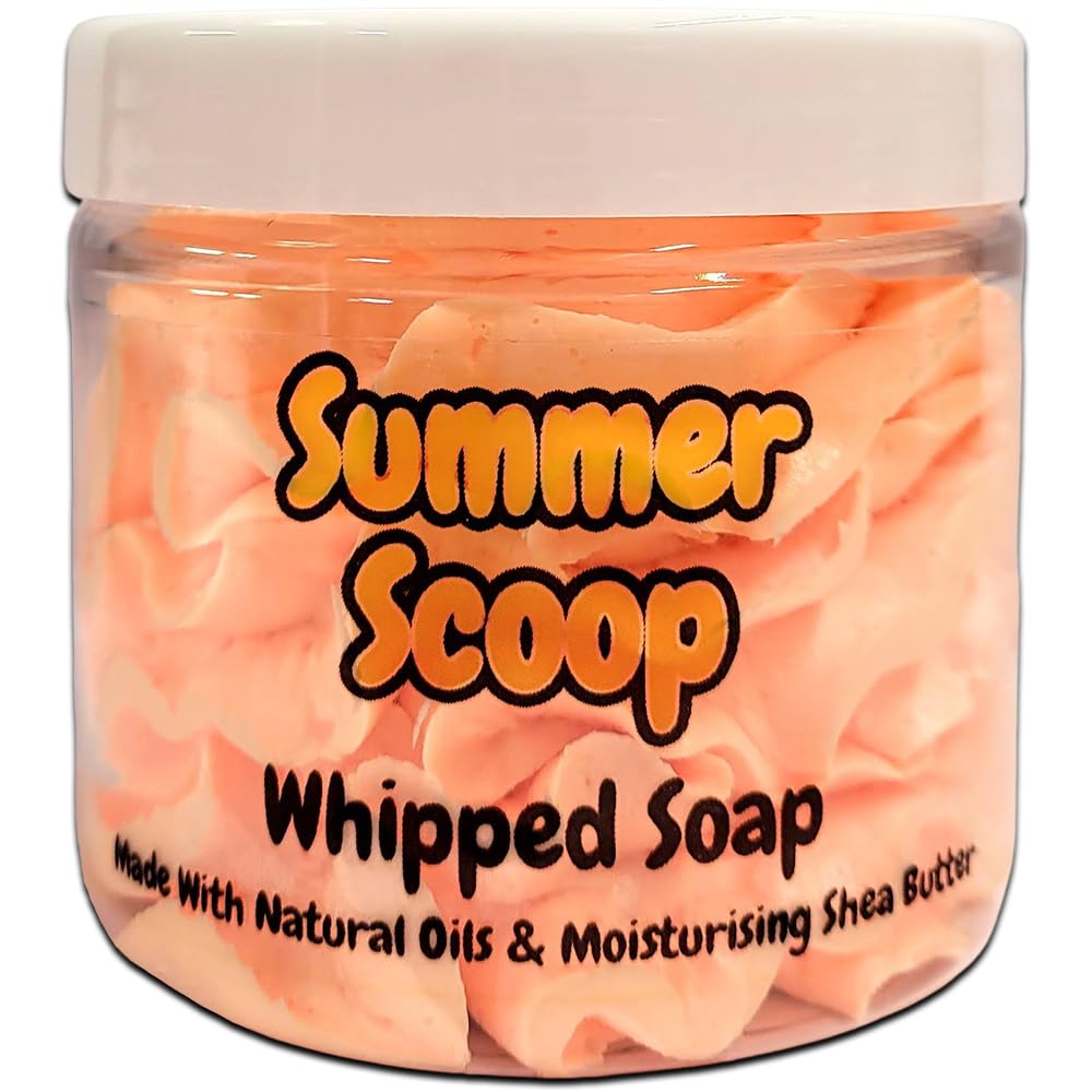 Puddle of Wax Summer Scoop Whipped Soap Body Wash - 150g Vegan