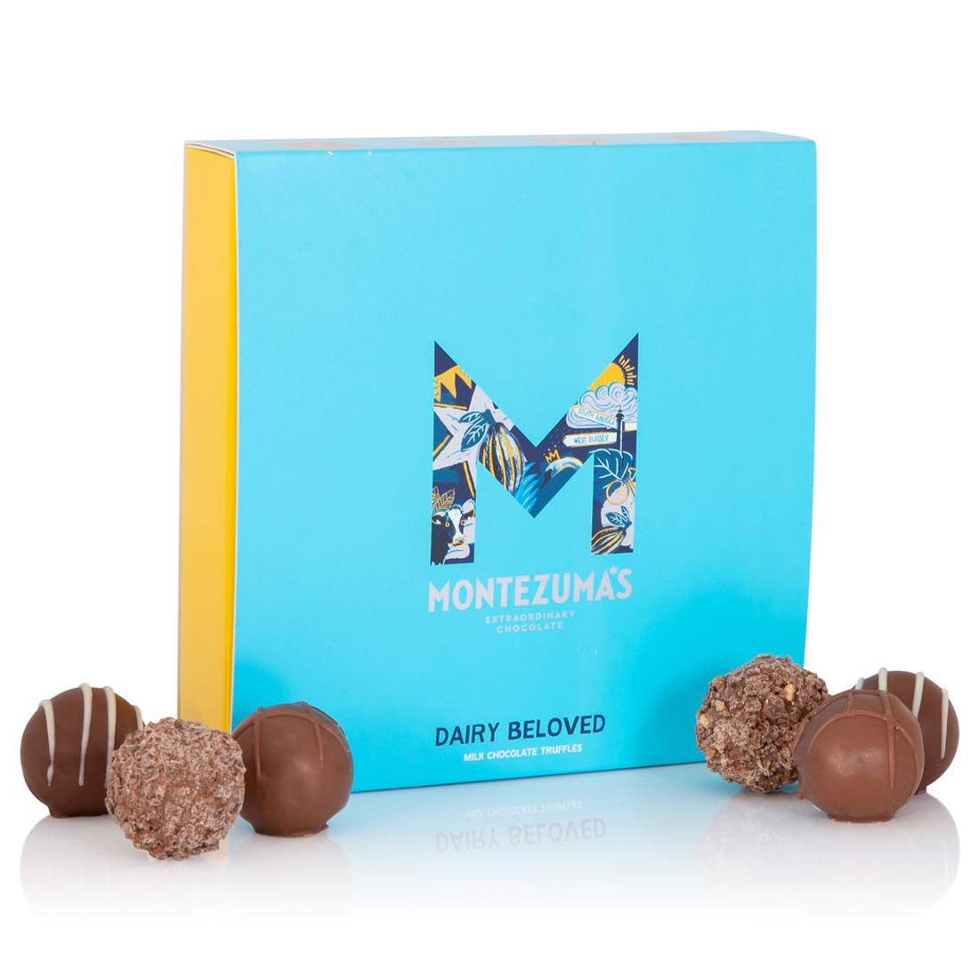 Montezuma's Milk Chocolate Truffle Collection Box – Gluten Free, 16pc (220g)