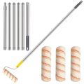 HpCuales Paint Roller Kit with 8FT Extension Pole and 9-Inch Covers