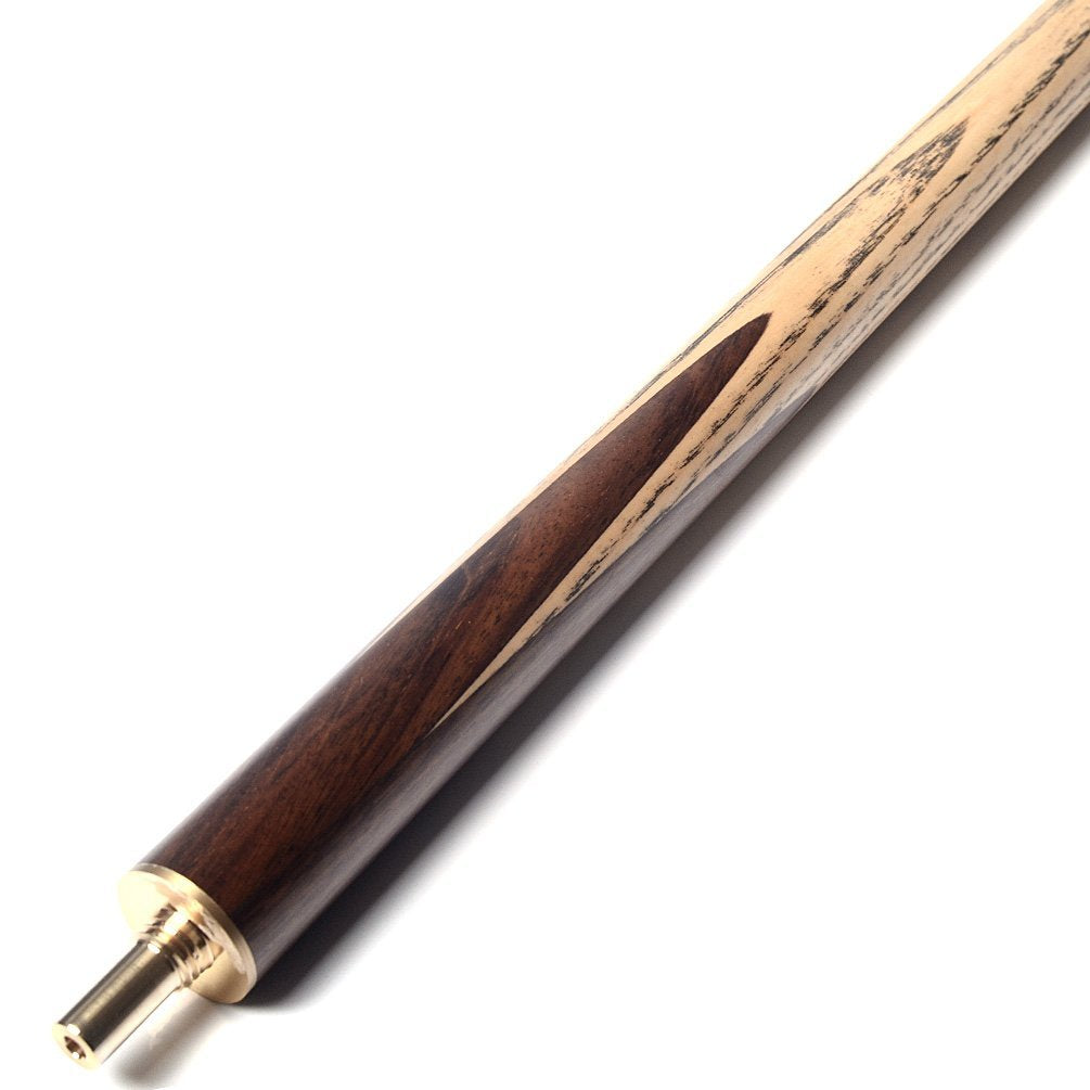 CUESOUL 57" Handcrafted 3/4 Snooker Cue - Ash Wood with Leatherette Bag