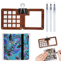 Jolof Store Mini Wood Watercolor Palette and 300GSM Travel Sketchbook Set