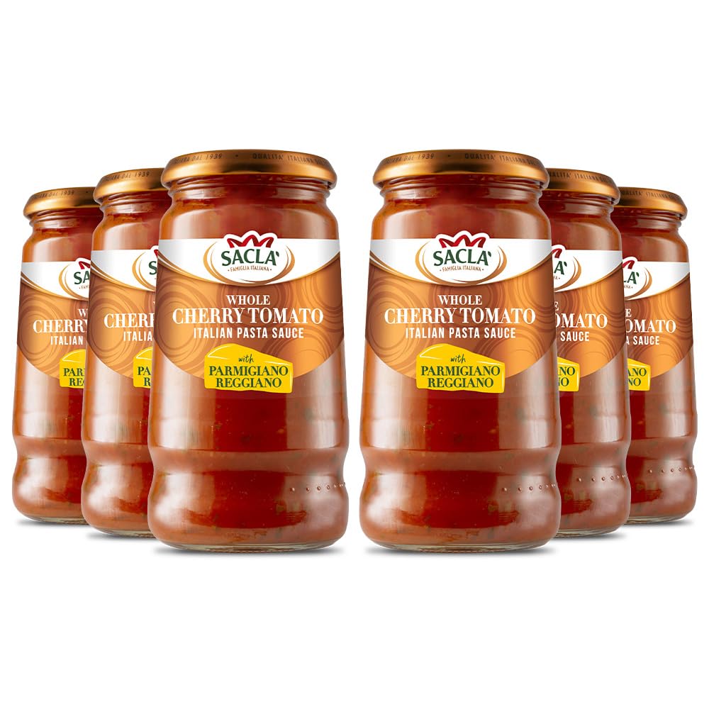 Sacla Cherry Tomato & Parmesan Pasta Sauce – Authentic Italian, 350g