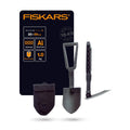 Fiskars Folding Spade – Boron Steel Camping Shovel & Pickaxe with Bag