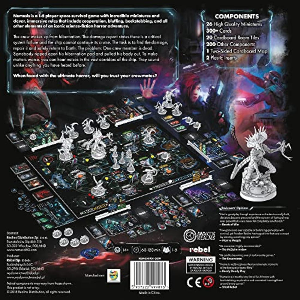 Nemesis Board Game by Awaken Realms | Sci-Fi Survival Horror Strategy