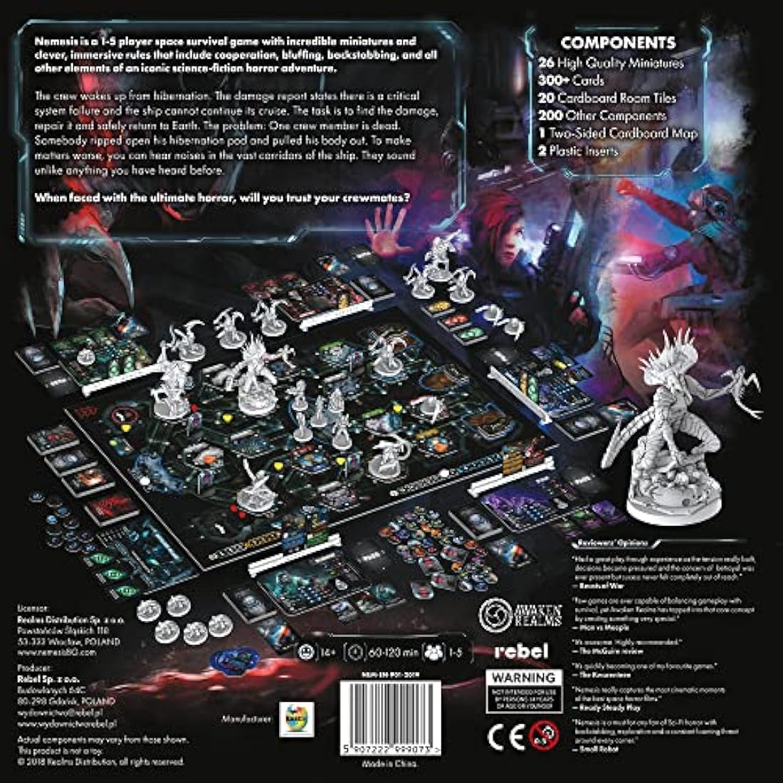 Nemesis Board Game by Awaken Realms | Sci-Fi Survival Horror Strategy
